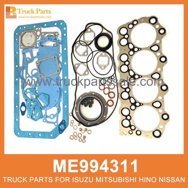 Gasket Set Engine Overhaul ME994311 ME997275 ME996358 for Mitsubishi truck Revisión del motor de la junta مجموعة محرك مجموعة الحشية