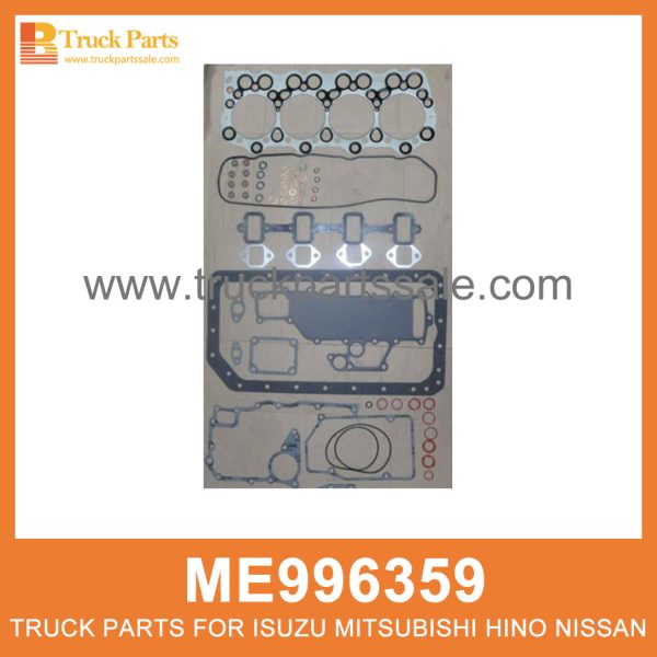 Gasket Set Engine Overhaul ME996359 ME999274 ME995445 ME999857 for Mitsubishi truck Revisión del motor de la junta مجموعة محرك مجموعة الحشية