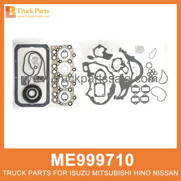 Gasket Set Engine Overhaul ME999710 ME999012 ME999278 ME999279 for Mitsubishi truck Revisión del motor de la junta مجموعة محرك مجموعة الحشية