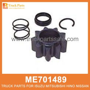 Gear Kit Starter Motor 9 Teeth ME701489 ME700375 for Mitsubishi truck Motor de arranque del kit de engranajes محرك طقم العتاد