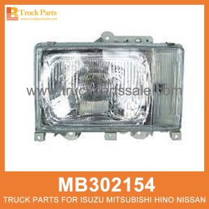 Head Lamp Left MB302154 214-1105L for Mitsubishi truck Lámpara de la cabeza a la izquierda ترك رأس الرأس