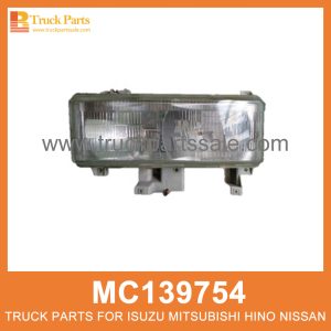 Head Lamp Left MC139754 214-1131L for Mitsubishi truck Lámpara de la cabeza a la izquierda ترك رأس الرأس