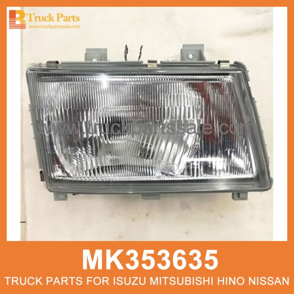 Head Lamp Left Manual Type MK353635 214-1178L for Mitsubishi truck Lámpara de cabeza Tipo manual de izquierda مصباح الرأس اليدوي اليدوي