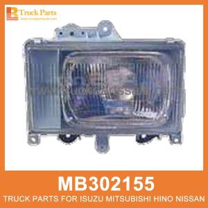 Head Lamp Right MB302155 214-1105R for Mitsubishi truck Lámpara de cabeza a la derecha مصباح الرأس اليمين