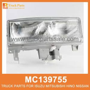 Head Lamp Right MC139755 214-1131R for Mitsubishi truck Lámpara de cabeza a la derecha مصباح الرأس اليمين