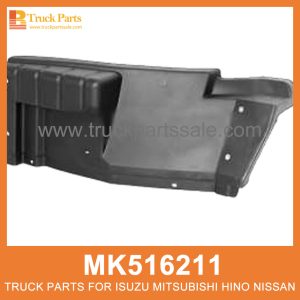 Mudguard Left Front Wheel MK516211 MK627803 for Mitsubishi truck Rueda frontal izquierda de guardabarros de barro Mudguard اليسرى العجلة الأمامية