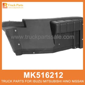 Mudguard Right Front Wheel MK516212 MK627800 for Mitsubishi truck Rueda delantera derecha de guardabarros العجلة الأمامية اليمنى