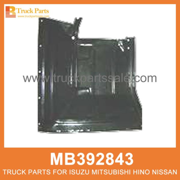 Mudguard Right Tyre MB392843 for Mitsubishi truck Neumático derecha de guardabarros Mudguard Right Tyre