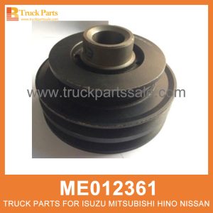 Pulley Crankshaft ME012361 ME012325 for Mitsubishi truck Cigüeñal بكرة العمود المرفقي