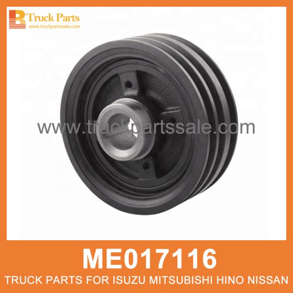 Pulley Crankshaft ME017116 ME012359 for Mitsubishi truck Cigüeñal بكرة العمود المرفقي