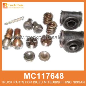 Repair Kit Drag Link Without Nut Type MC117648 MC117649 MC117650 for Mitsubishi truck Link de arrastre del kit de reparación sin tipo de tuerca رابط سحب مجموعة الإصلاح بدون نوع الجوز