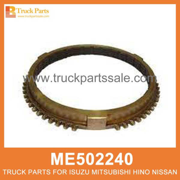 Ring Set Synchronizer 1st Reverse Gear 51 Teeth ME502240 for Mitsubishi truck Sincronizador de set de anillo مجموعة حلقة المزامنة