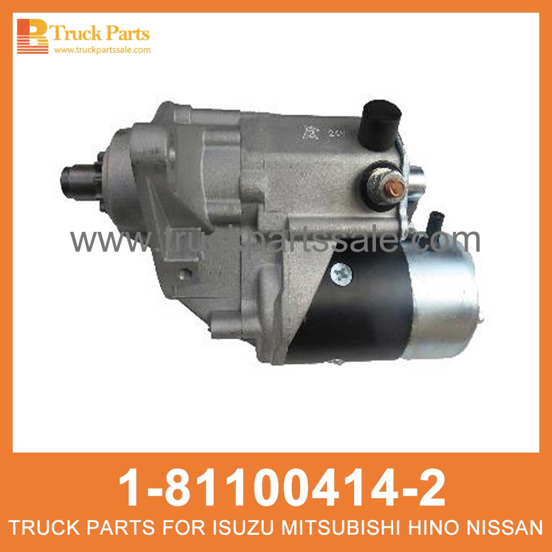 Truck Parts | STARTER ASM 1-81100414-2 1811004142 1-81100-414-2