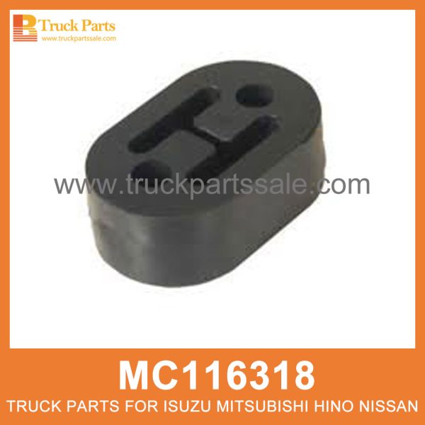 Suspender Exhaust Tail Pipe MC116318 for Mitsubishi truck Tubo de cola de escape de suspender أنبوب ذيل العادم