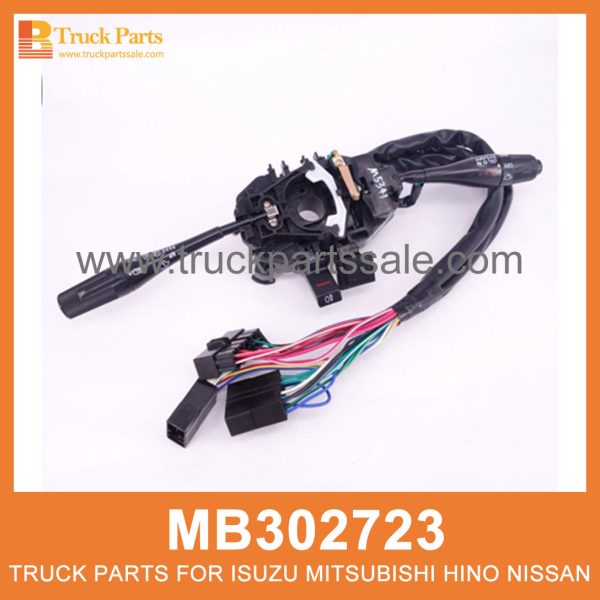 Switch Light Wiper Combination MB302723 MB302736 for Mitsubishi truck Combinación de limpiaparabrisas de luz تبديل مجموعة ماسحة الضوء