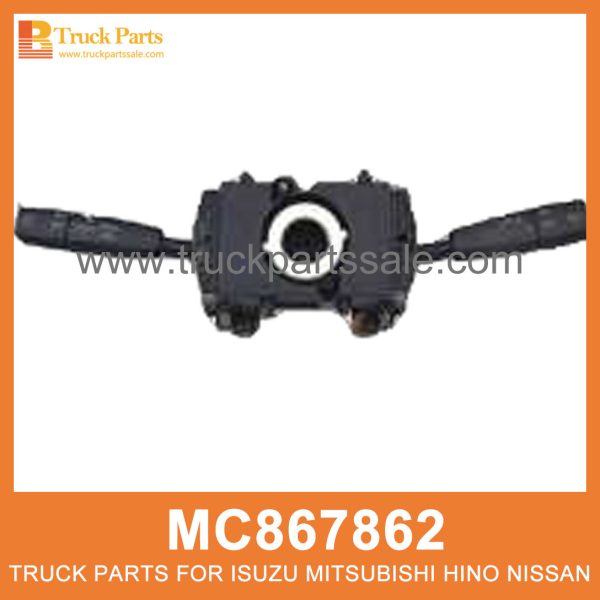 Switch Light Wiper Combination MC867862 MC858494 for Mitsubishi truck Combinación de limpiaparabrisas de luz تبديل مجموعة ماسحة الضوء