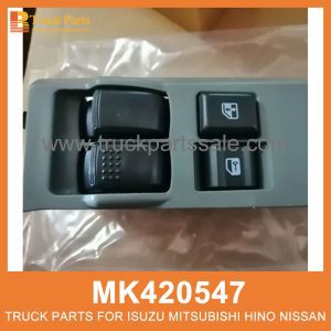 Switch Window Winder Left Door 24V MK420547 for Mitsubishi truck Ventajero de interruptor de la puerta izquierda تبديل نافذة ويندر الباب الأيسر