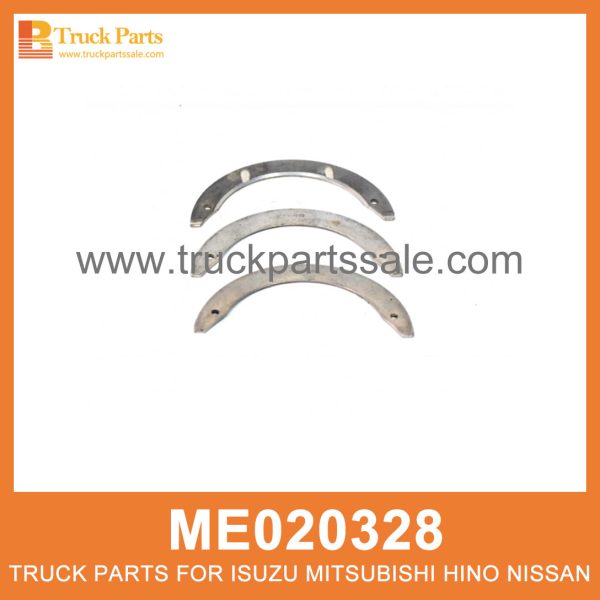 Thrust Washer Set Crankshaft set of 3 pcs ME020328 for Mitsubishi truck Conjunto de arandela de empuje Conjunto de cigüeñal مجموعة العمود المرفقي مجموعة الغسالة