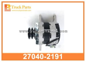 Alternator 27040-2191 270402191 for HINO J05E Alternador المولد