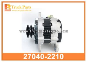 Alternator 27040-2210 270402210 for HINO J08C Alternador المولد