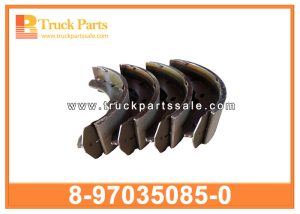 BRAKE LINING 8-97035085-0 8970350850 8-97035-085-0 for ISUZU 100P NKR5 ROMPER EL FORRO بطانة الفرامل