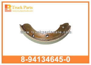 BRAKE SHOE 8-94134645-0 8941346450 8-94134-645-0 for ISUZU NHR PASTILLAS DE FRENOS مكبح مخدى