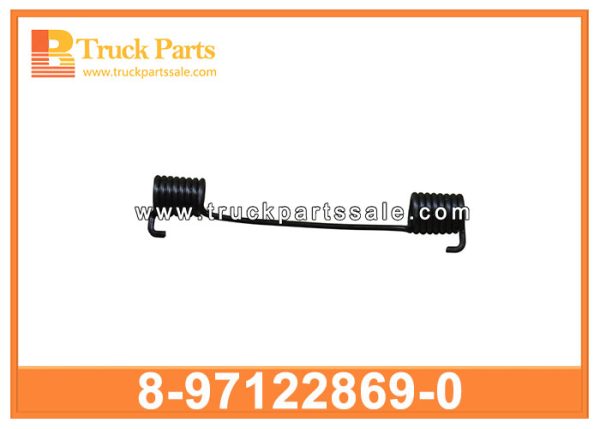 BRAKE SHOSE RETURN SPRING 8-97122869-0 8971228690 8-97122-869-0 for ISUZU 700P Spring de retorno de freno. فرامل شوس عودة الربيع