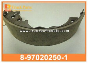 Brake Shoes 8-97020250-1 8970202501 8-97020-250-1 for ISUZU NKR NPR NQR NLR NMR 4HF1 4HG1 4BE1 4JH1 Zapatas de freno أحذية الفرامل