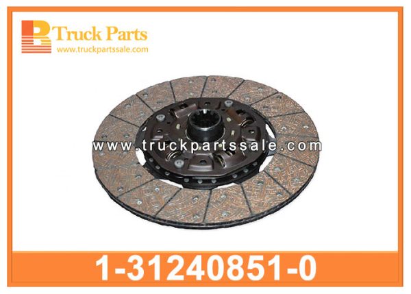 CLUTCH DISC 380 1-31240851-0 1312408510 1-31240-851-0 for ISUZU Disco de embrague قرص القابض