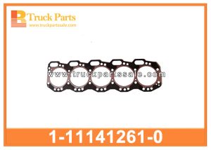 CYLINDER HEAD GASKET 1-11141261-0 1111412610 1-11141-261-0 for ISUZU CXZ 10PE1 JUNTA DE CULATA حشية رأس الأسطوانة