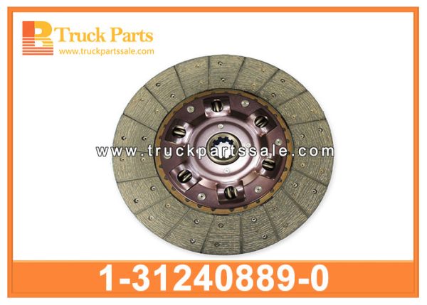 Clutch Disc 1-31240889-0 1312408890 1-31240-889-0 for ISUZU FVR 6HK1 Disco de embrague قرص القابض