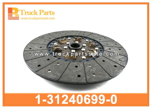 Clutch Disc Plate 1-31240699-0 1312406990 1-31240-699-0 for ISUZU Placa de disco de embrague لوحة قرص القابض