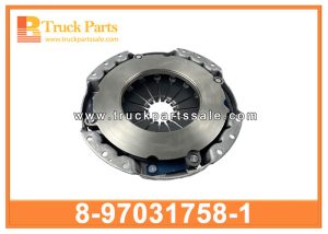 Clutch Pressure Plate Assembly 8-97031758-1 8970317581 8-97031-758-1 for ISUZU NPR 4BG1 4BD1 Conjunto de placa de presión del embrague مجموعة لوحة ضغط القابض