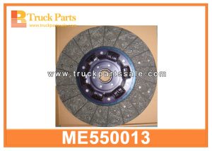 Clutch disc ME550013 for MITSUBISHI fuso mixer truck or dump truck FV515 FV415 8DC91 Disco de embrague قرص القابض