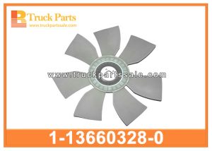 Cooling Fan Blade 1-13660328-0 1136603280 1-13660-328-0 for ISUZU ZX 6BG1 4HK1 Hoja del ventilador de enfriamiento شفرة مروحة التبريد