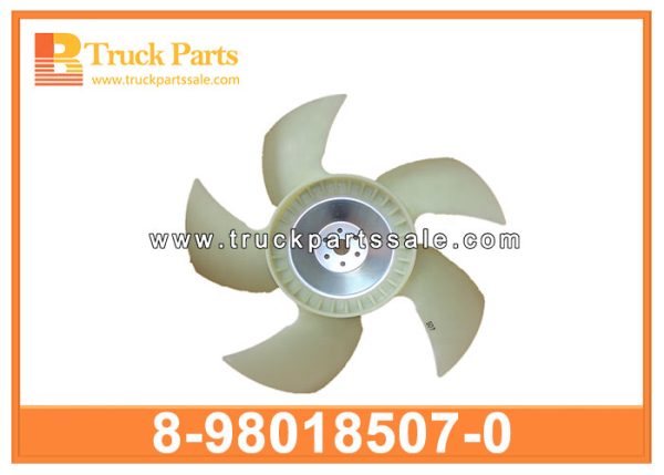 Cooling Fan Blade 8-98018507-0 8980185070 8-98018-507-0 for ISUZU 4HK1 4JJ1 Hoja del ventilador de enfriamiento شفرة مروحة التبريد