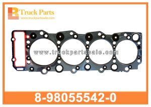 Cylinder Head Gasket 8-98055542-0 8980555420 8-98055-542-0 for ISUZU 4HK1 700P NQR75 Junta de culata حشية رأس الأسطوانة