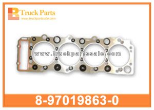 Cylinder Head To Cover Gasket 8-97019863-0 8970198630 8-97019-863-0 for ISUZU NPR71 4HG1 4HG1T Cilindro de la cabeza para cubrir la junta رأس الأسطوانة لتغطية حشية