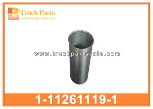 Cylinder Liner 1-11261119-1 1112611191 1-11261-119-1 for ISUZU NPR 4BG1 6BG1 Camisa de cilindro بطانة أسطوانة