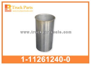 Cylinder Liner 1-11261240-0 1112612400 1-11261-240-0 for ISUZU NPR 4BD1 6BD1 Camisa de cilindro بطانة أسطوانة