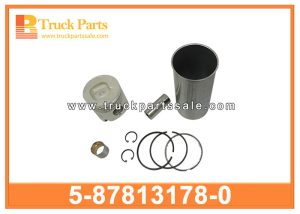 Cylinder Liner Kit 5-87813178-0 5878131780 5-87813-178-0 for ISUZU NKR 4JB1 Kit de revestimiento de cilindro طقم بطانة الأسطوانة