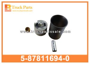 Cylinder Liner Kit Set 5-87811694-0 5878116940 5-87811-694-0 for ISUZU Kit de revestimiento de cilindro conjunto مجموعة طقم بطانة الأسطوانة