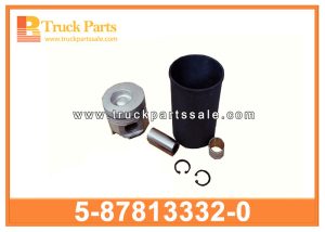 Cylinder Liner kit 5-87813332-0 5878133320 5-87813-332-0 for ISUZU NPR 4HF1 Kit de revestimiento de cilindro طقم بطانة الأسطوانة