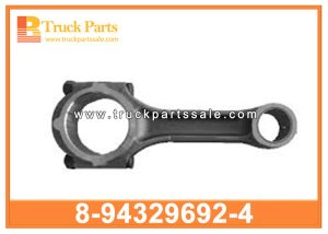 Engine Connecting Rod With Con Bushing 8-94329692-4 8-98012607-2 8943296924 8980126072 8-94329-692-4 8-98012-607-2 for ISUZU NKR 100P 4JB1 4JB1P Biela de conexión del motor con buje de estafa محرك يربط قضيب مع جلبة الخداع