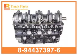 Engine Cylinder Block 8-94437397-6 8944373976 8-94437-397-6 for ISUZU NKR55 NKR94 TFR55 TFS55 4JB1 4JB1T Bloque de cilindro del motor كتلة أسطوانة المحرك