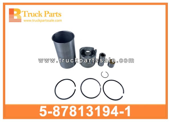 Engine Cylinder liner Kit 5-87813194-1 5878131941 5-87813-194-1 for ISUZU NHR NKR 4JB1T 100P-T Kit de revestimiento del cilindro del motor طقم بطانة أسطوانة المحرك