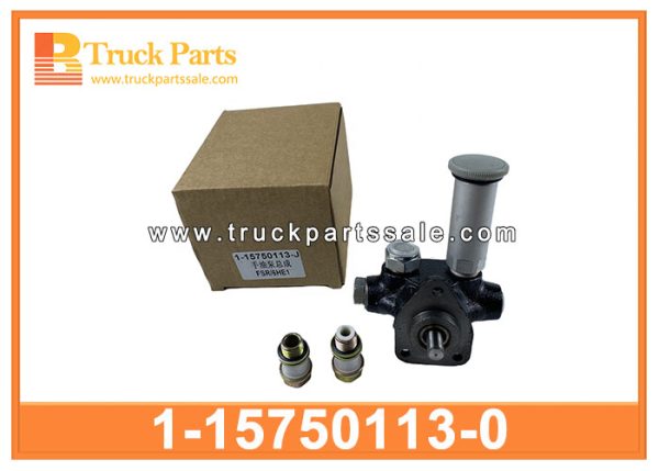 Engine Feed Pump Priming Pump 1-15750113-0 1157501130 1-15750-113-0 for ISUZU FSR 6HE1 Bomba de bomba de la bomba de alimentación del motor مضخة فتيلة مضخة تغذية المحرك