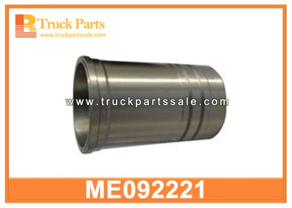 Engine liner Sleeve ME092221 for MITSUBISHI fuso mixer truck or dump truck 8 cylinder FV515 8DC10 Manga del revestimiento del motor محرك بطانة كم