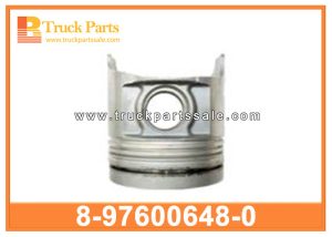 Engine piston 8-97600648-0 8976006480 8-97600-648-0 for ISUZU Forward FVZ 6HK1 Pistón de motor مكبس المحرك