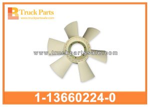 Fan Blade 1-13660224-0 1136602240 1-13660-224-0 for ISUZU CXZ 10PD1 RF8 Aspa del ventilador شفرة المروحة